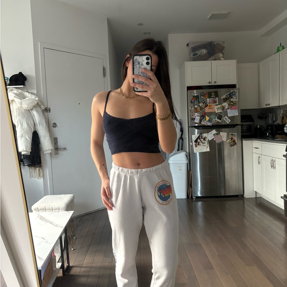 Aviator Nation White Sweatpants
